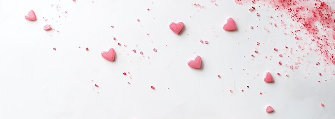 3d rendering of valentine's day background