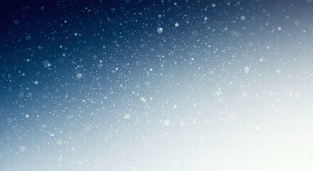 Abstract Blue Snowfall: A serene and ethereal scene, the abstract snowfall paints a dreamy winter landscape. The delicate snowflakes dance against a gradient of deep blue and white.