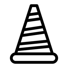 Road cone icon