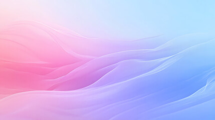 Abstract Pastel Pink and Blue Wave Design
