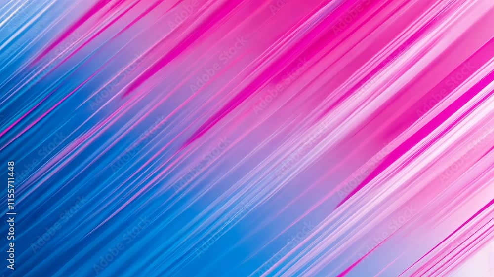 Poster abstract background with diagonal pink and blue gradient lines