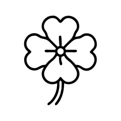four leaf clover icon design