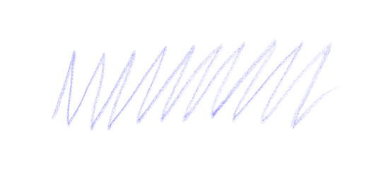 Hand-drawn pencil strokes isolated on a transparent background
