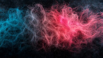 Obraz premium Ethereal Abstract Background of Colorful Swirling Light Forms
