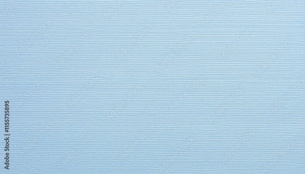 Poster close-up of pale blue textured paper with fine embossed linen pattern for stationery and design proj