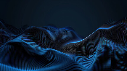 Naklejka premium blue black abstract background grainy noise texture