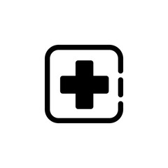 Plus icon vector. Plus icon. Add icon. Icon vector.