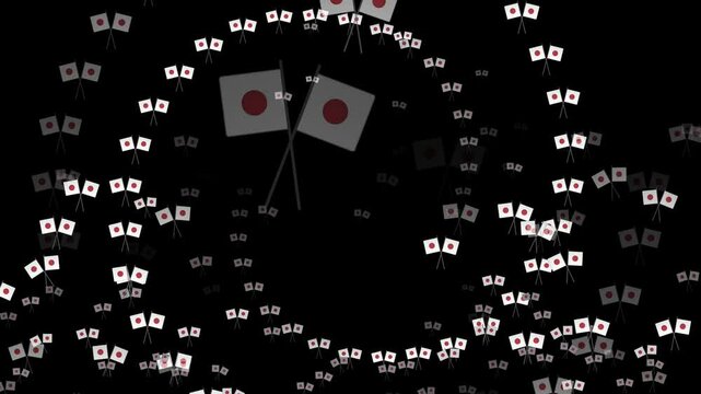 animated, emoji, Japan, flag, 🇯🇵, red circle, white background, rising sun, Nippon, Nihon, Tokyo, Kyoto, Osaka, Hiroshima, Sapporo, Hokkaido, Honshu, Shikoku, Kyushu, Okinawa, Mount Fuji, cherry blo