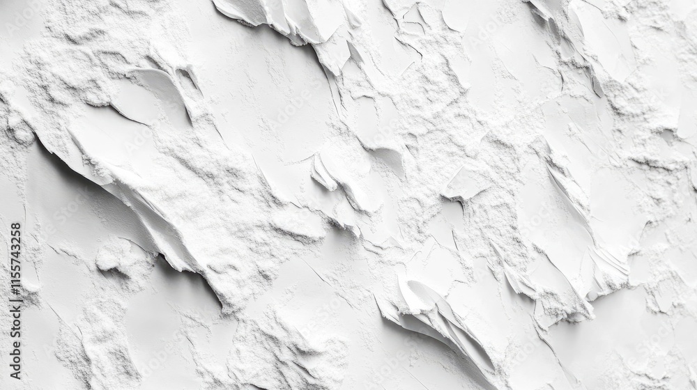 Poster textured white snow surface viewed from above creating a serene and natural background for seasonal 