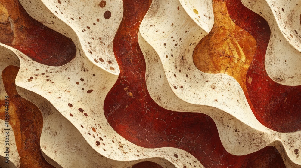 Poster tamarind bark texture abstract background showcasing natural curves and colors for design and artist