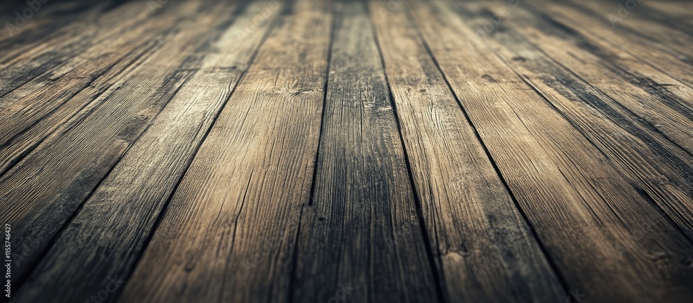 Poster rustic wooden floorboards with a textured finish ideal for design projects and professional visual p