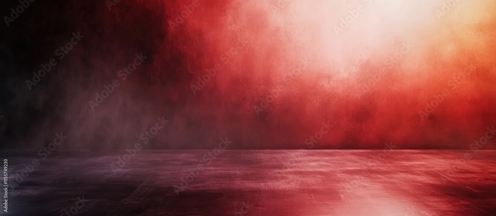 Poster abstract red and black gradient background with fog effect suitable for presentations or greeting ca