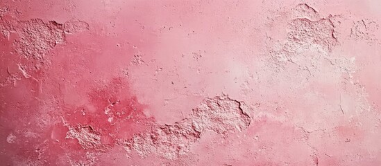 Fototapeta premium Textured pink cement wall showcasing subtle imperfections ideal for modern design and versatile creative backgrounds