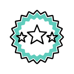 starburst seals icon design