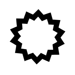 starburst seals icon design
