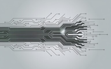 Abstract circuit board design, technology background.
