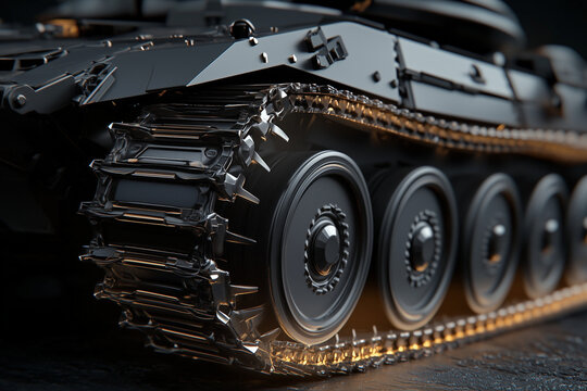Chenilles de char d'assaut