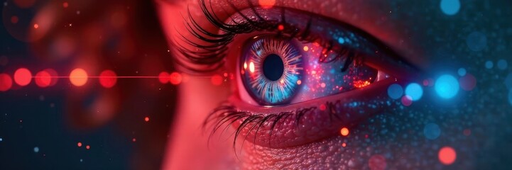 High-resolution eye scan, precise alignment guides, eye scan, guide