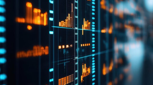 A closeup of financial graphs showing cash flow and revenue performance, highlighting the importance of detailed financial management