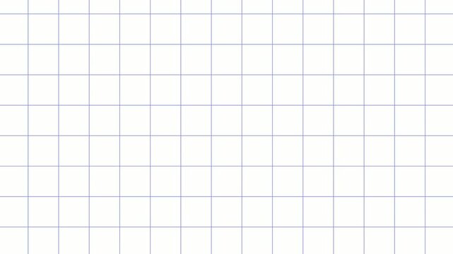 Background cutting mat moving downwards is white with a medium sized grid in bright white