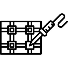 Soldering iron Icon