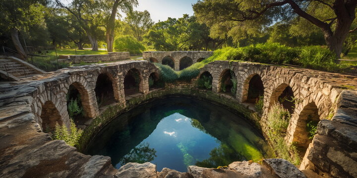 Afternoon Under the bright sun Austins Jacobs Well_006