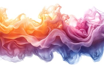 Obraz premium a colorful smoke in the air