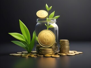 Money saving concept