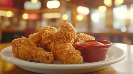 Appetizing Chicken Drumsticks with Hot Sauce