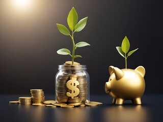 Money saving concept