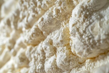  Polyurethane foam for thermal insulation of walls. Detailed photo textured background