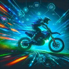 Extreme motorsport driver motocross adventure
