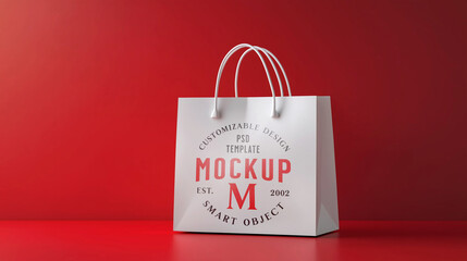 Customizable HD Shopping Bag Mockup