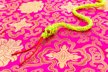 chinese traditional weaving rope snake ornaments for chinese new year decoration,2025 is year of the snake