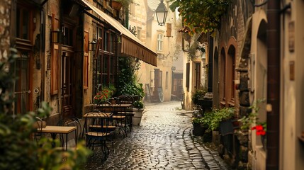 Fototapeta premium narrow street