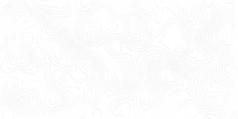 Abstract black and white topographic contours lines of mountains. Topography map art curve drawing. vector illustration.