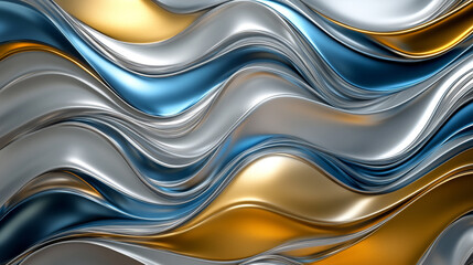 Modern abstract curved wave background with luxury style, art craft of abstract background with various wavy lines, mural art of The interior decor features a stunning arrangement of wavy wall.