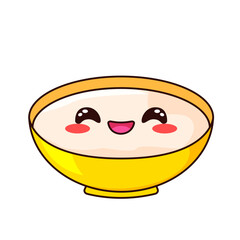 Cute Coffee Maker Cartoon Kawaii Sticker. Character Vector Illustration