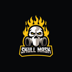 Skull Mask Esport Logo