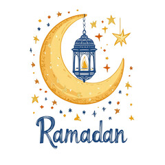 Fototapeta premium Greeting card for ramadan kareem
