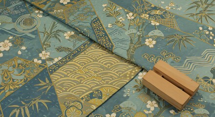Japanese Screen Printing Fabric Pattern Design – Traditional Art, Elegant Textile Patterns, and Cultural Craftsmanship