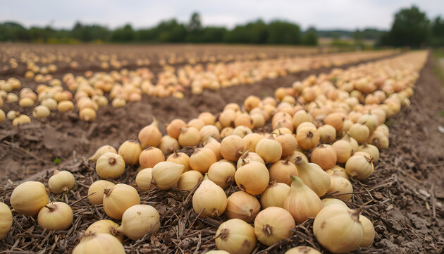 Pommes de terre grenailles en gros plan, blurry foreground. isolated with white shades