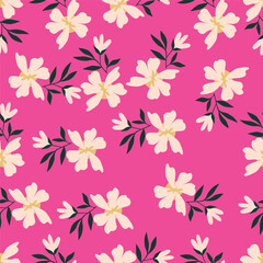 Vintage luxury seamless floral background with golden lilies flowers. Romantic pattern template for wall decor, wallpaper, wedding invitations, ceremonies, cards.