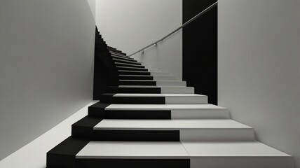Obraz premium stairway , AI Generated.