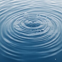 ripples in clear blue water