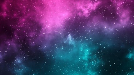 Obraz premium Vibrant grainy gradient blending purple and teal, with subtle speckles creating a textured depth.