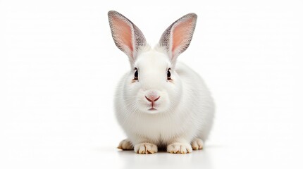 Obraz premium Detailed Close-Up Portrait of a Rabbit