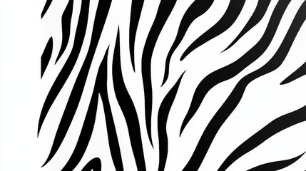 Obraz premium black and white zebra stripe vector --