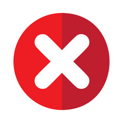 Obraz premium cancle wrong no mark icon symbol sign vectors
