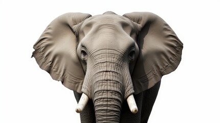 Fototapeta premium Close-Up Portrait of an Elephant
